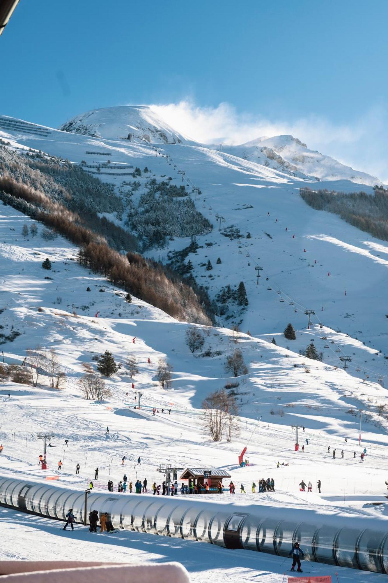 Hotel Les Mélèzes Les Deux Alpes Exterior foto