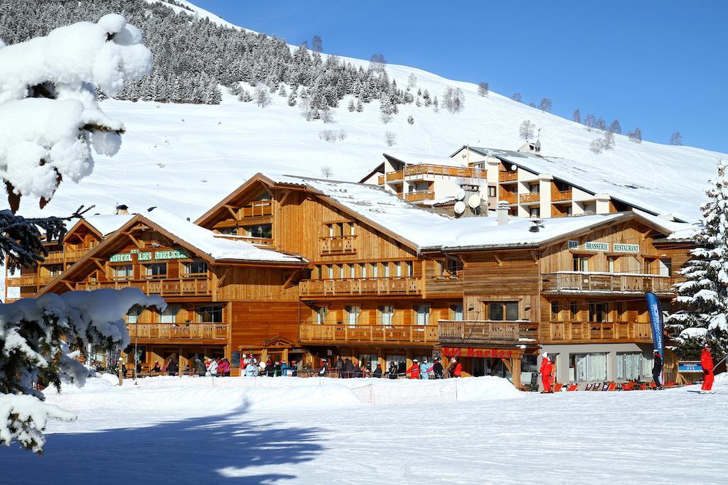 Hotel Les Mélèzes Les Deux Alpes Exterior foto